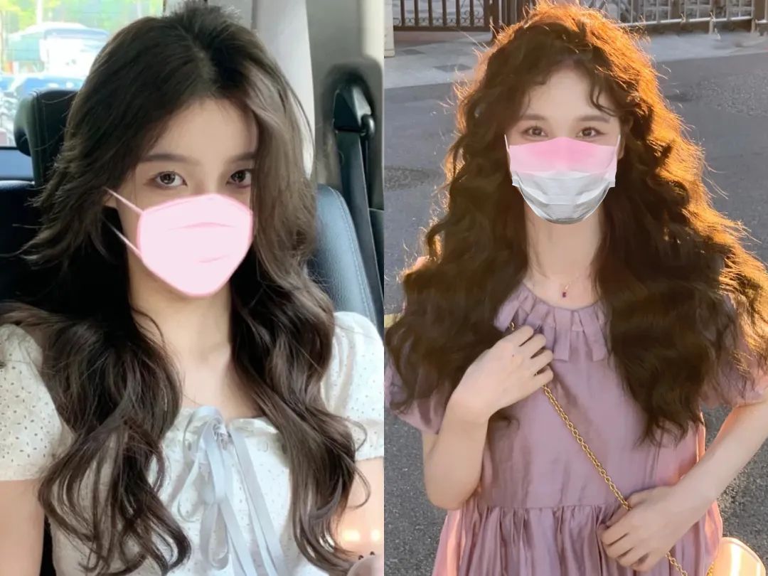 适合长脸窄的过新年发型,又可爱又不显脸大的披着头的发型