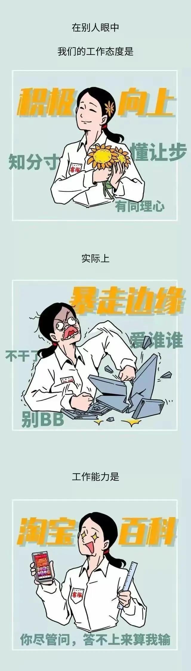 你以为的淘宝客服现实中的客服,你对淘宝客服有什么了解