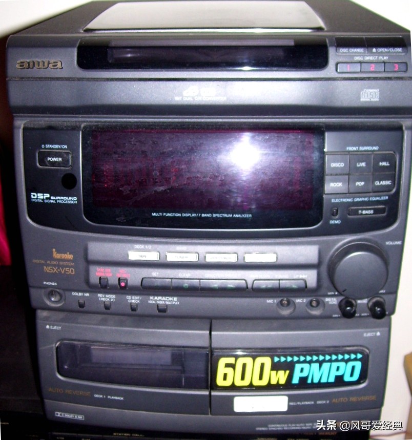 90年代放磁带的组合音响,八十年代的老组合音响