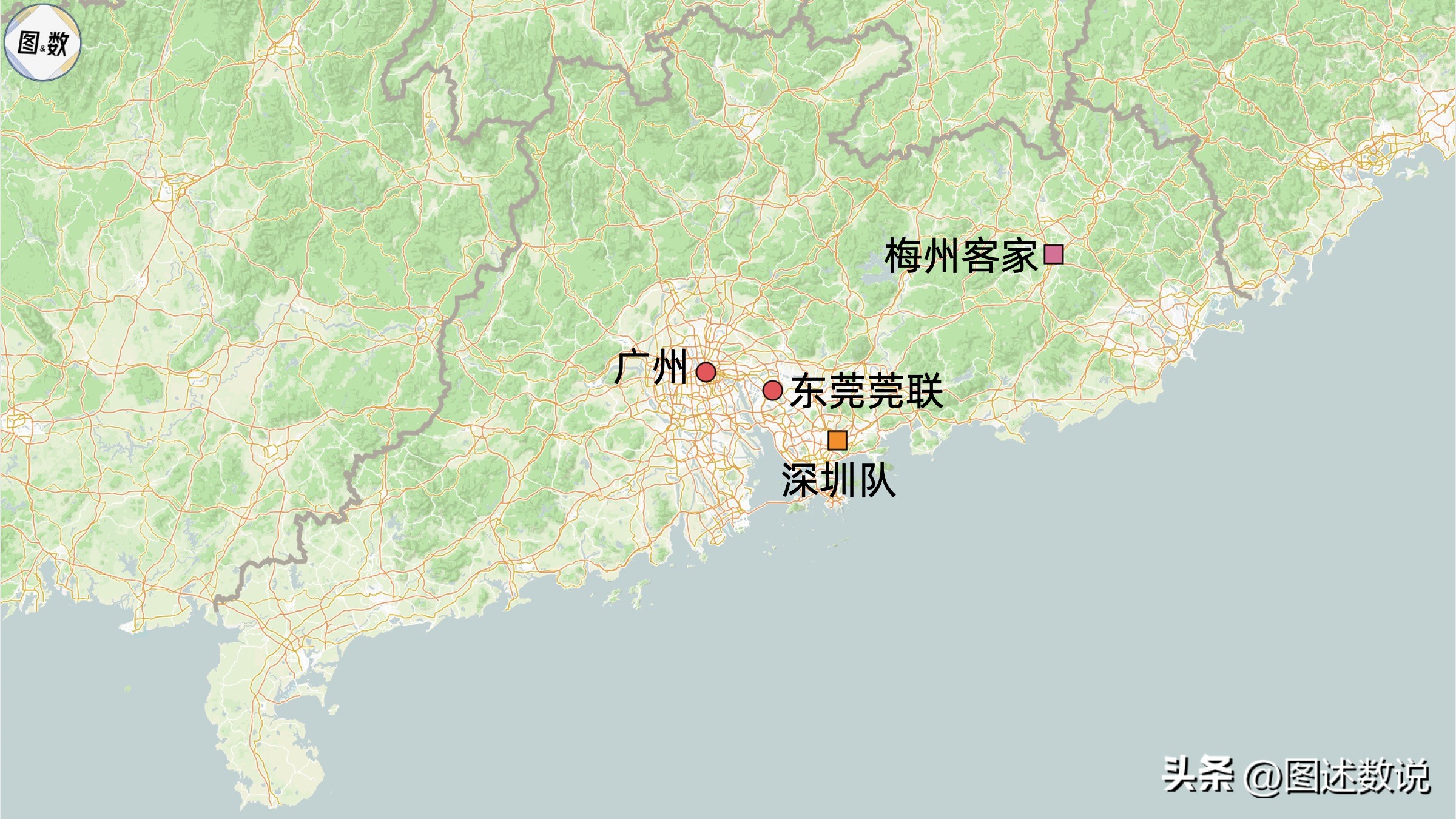 中国足球地域,中国职业球员分布