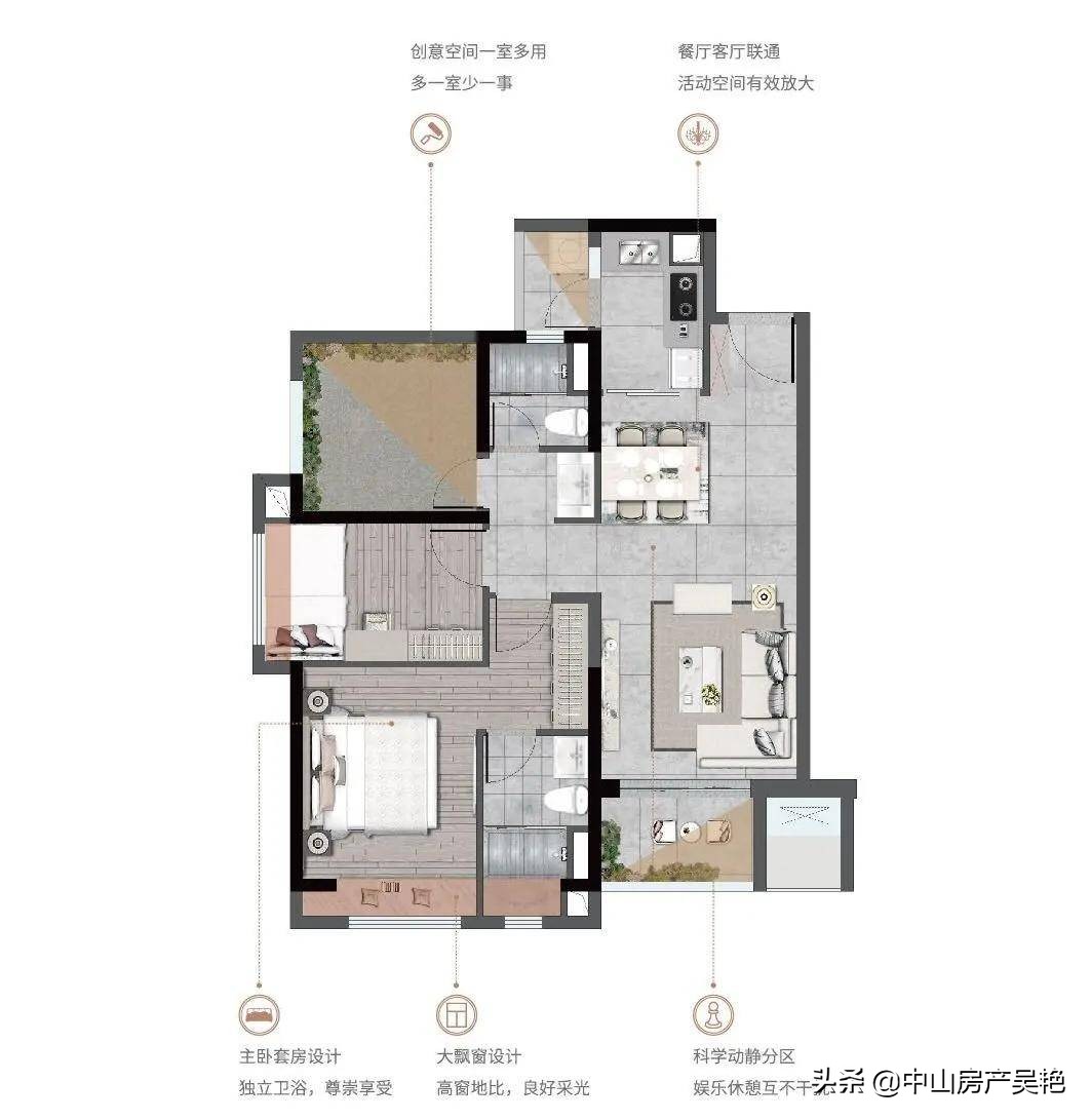 中山西区越秀天樾湾备案价,中山越秀天樾湾楼盘沙盘