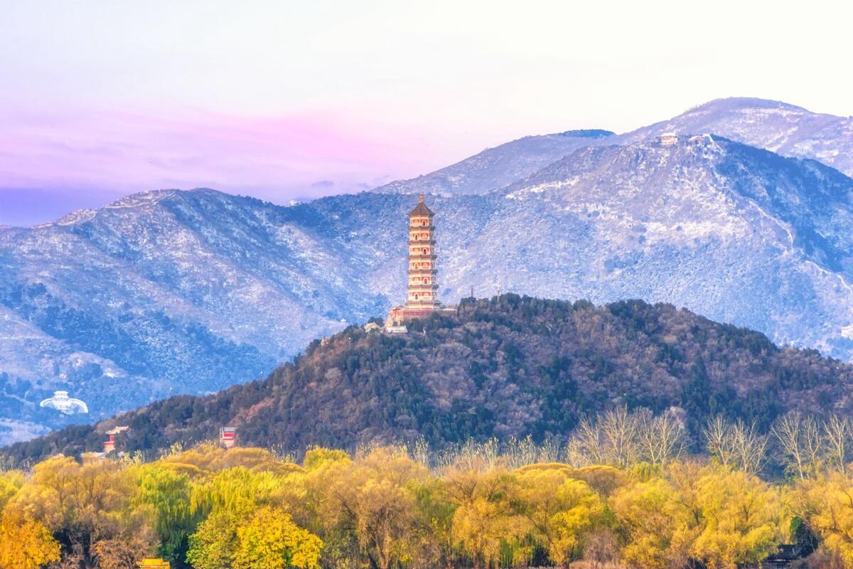 目前公认的燕京八景,历史上的燕京八景图片