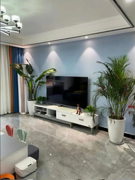 2019影视墙壁布效果图大全集,简约壁布影视墙图片大全集