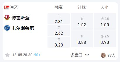 德乙德累斯顿迪纳摩,德乙德累斯顿vs因戈施塔