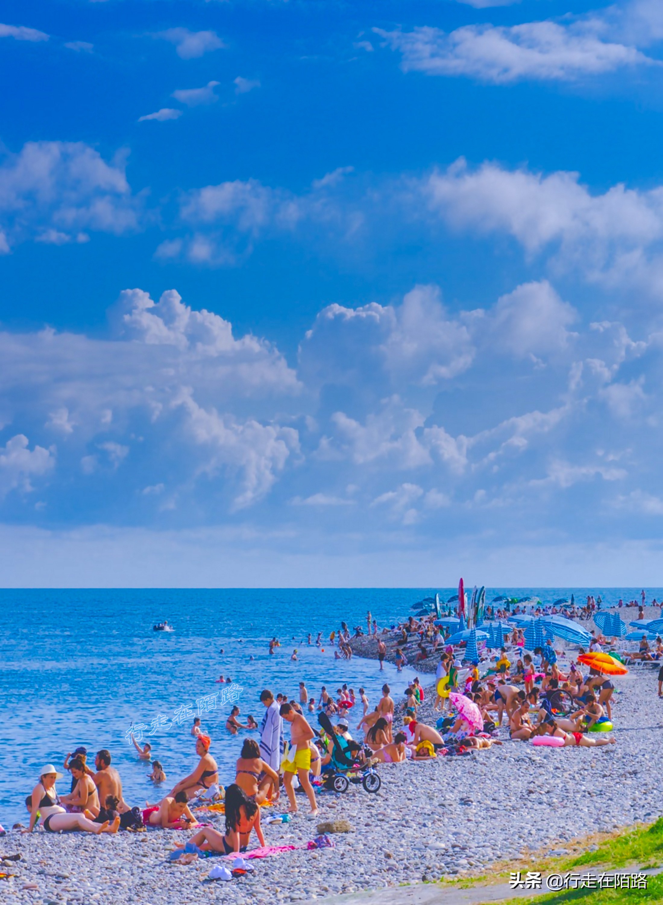 格鲁吉亚城市风景,格鲁吉亚黑海边的旅游胜地