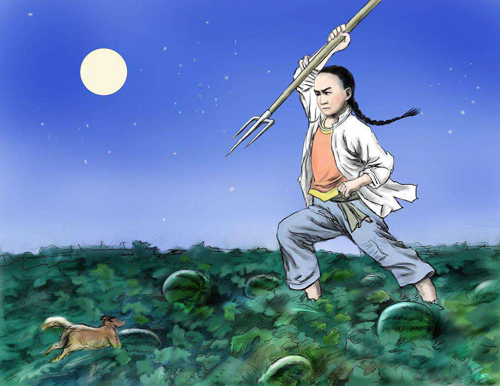 吉林延边出现传闻中的“猹”，下山觅食被困在垃圾池里，还挺凶猛