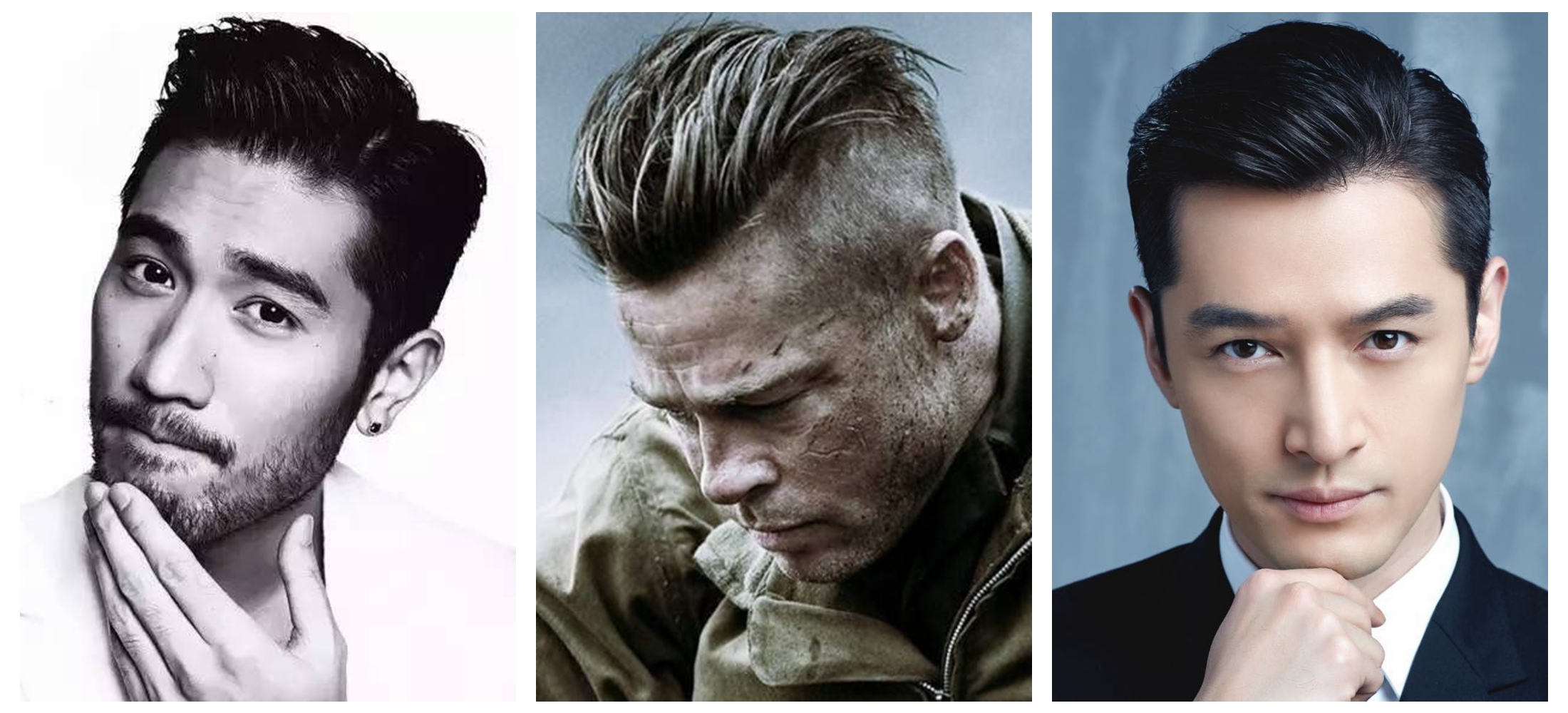 背头需要什么基础发型,论发型的重要性背头