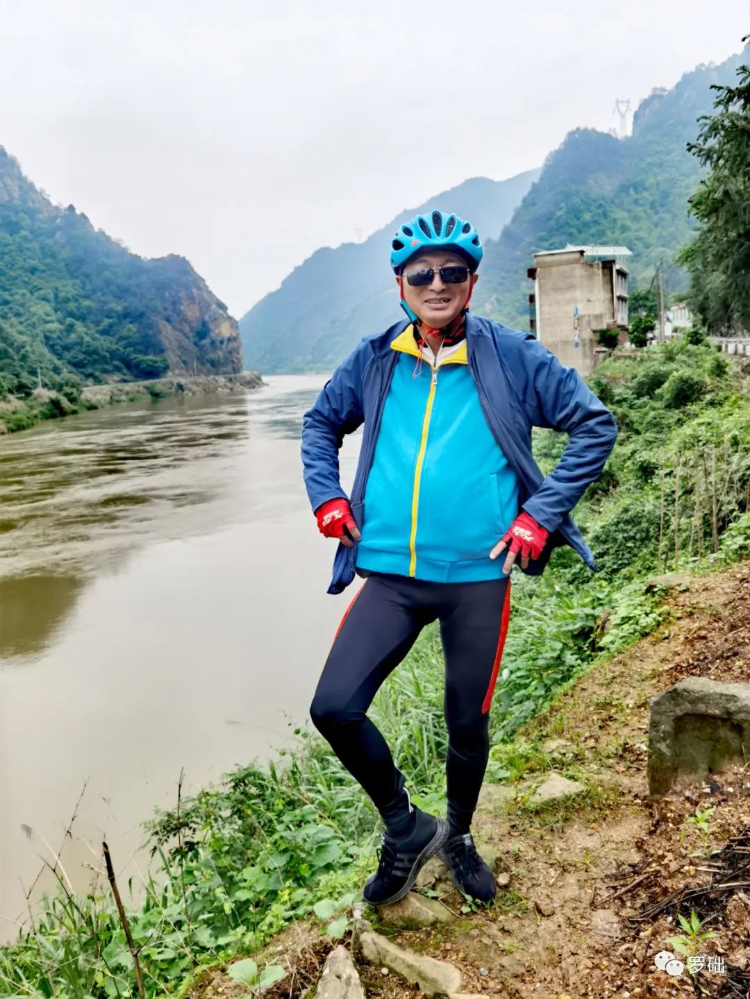 冒雨骑游资江小三峡·板竹山·望云寺观风景