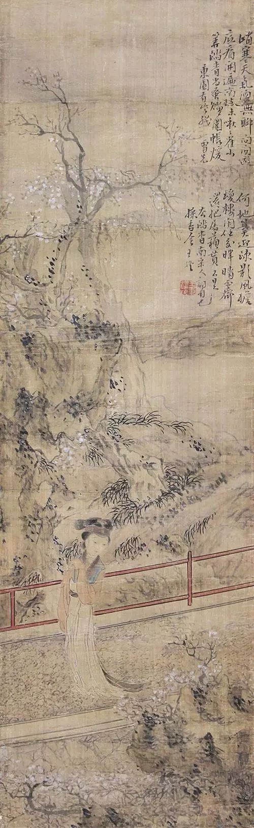 看吴昌硕画菊似乎感觉到秋风,王礼的国画作品欣赏