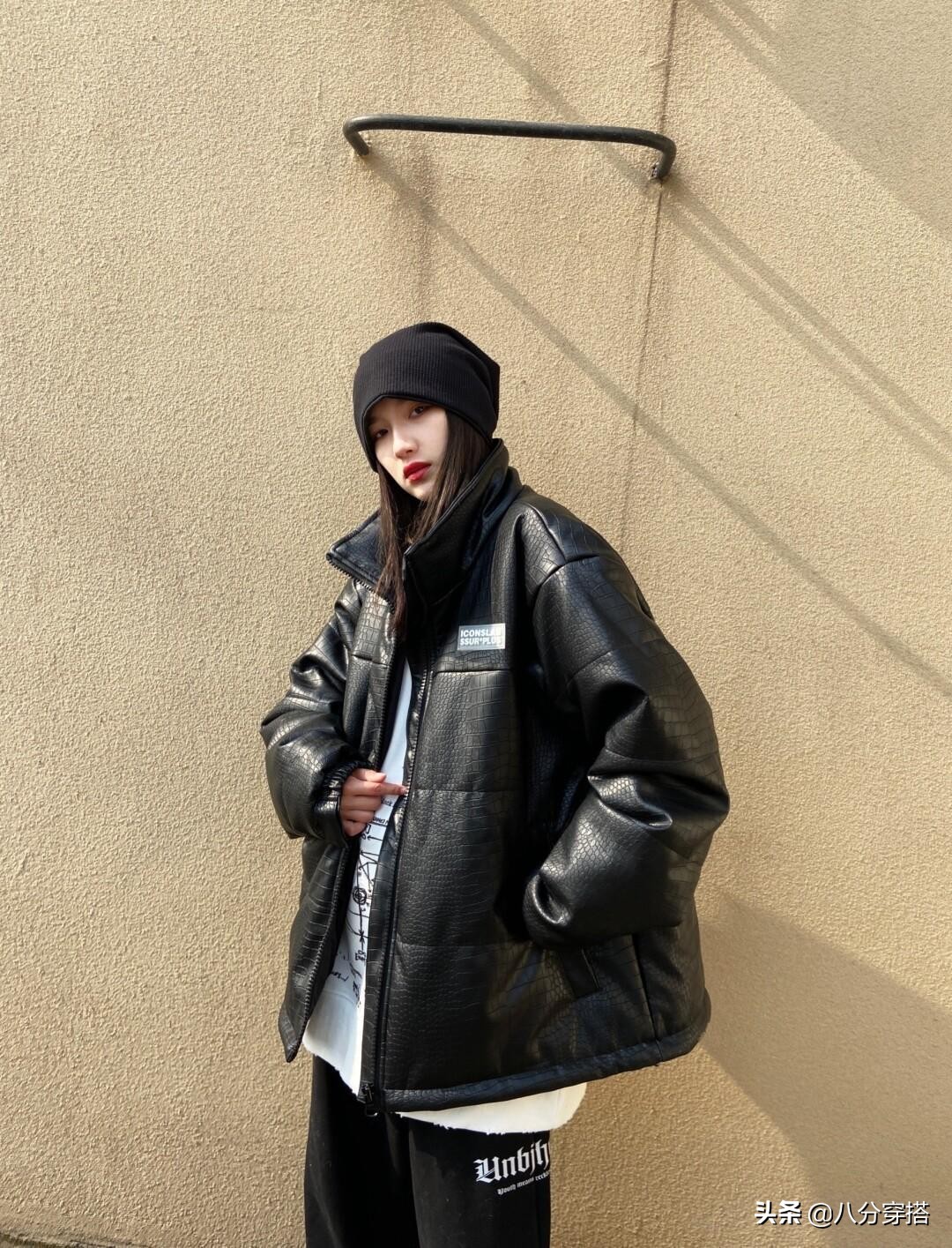 pu新款棉服,超火pu皮亮面棉服