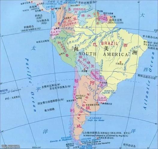 南美洲三大平原面积,南美洲地区是什么平原