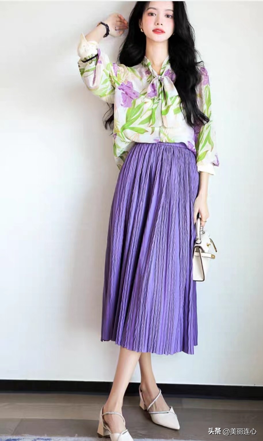 全球十大顶级配色深紫色搭配图片,紫色发色中年女人