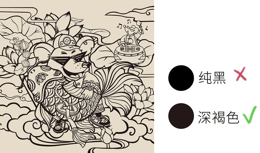 国潮风海报创意设计,国潮插画手绘初学者入门教程