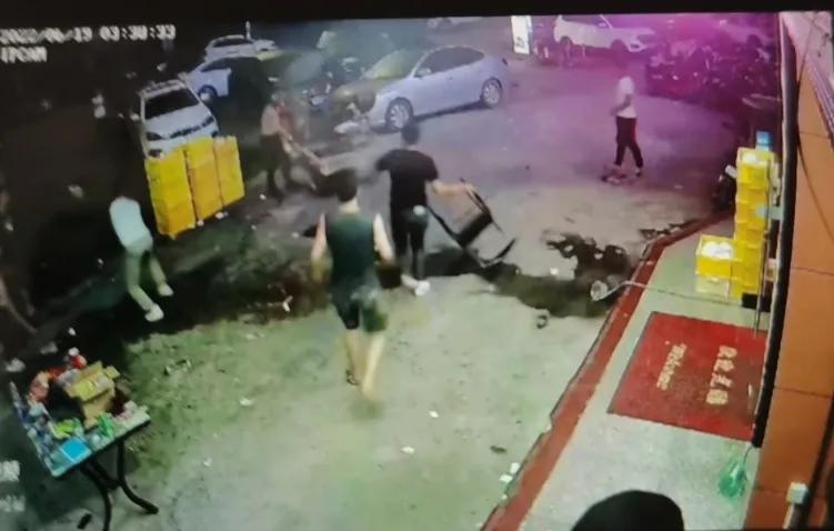 惠山区打人事件视频,顶风作案打人