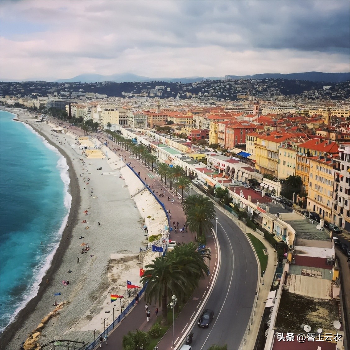 法国尼斯蔚蓝海岸旅游,法国尼斯地中海边