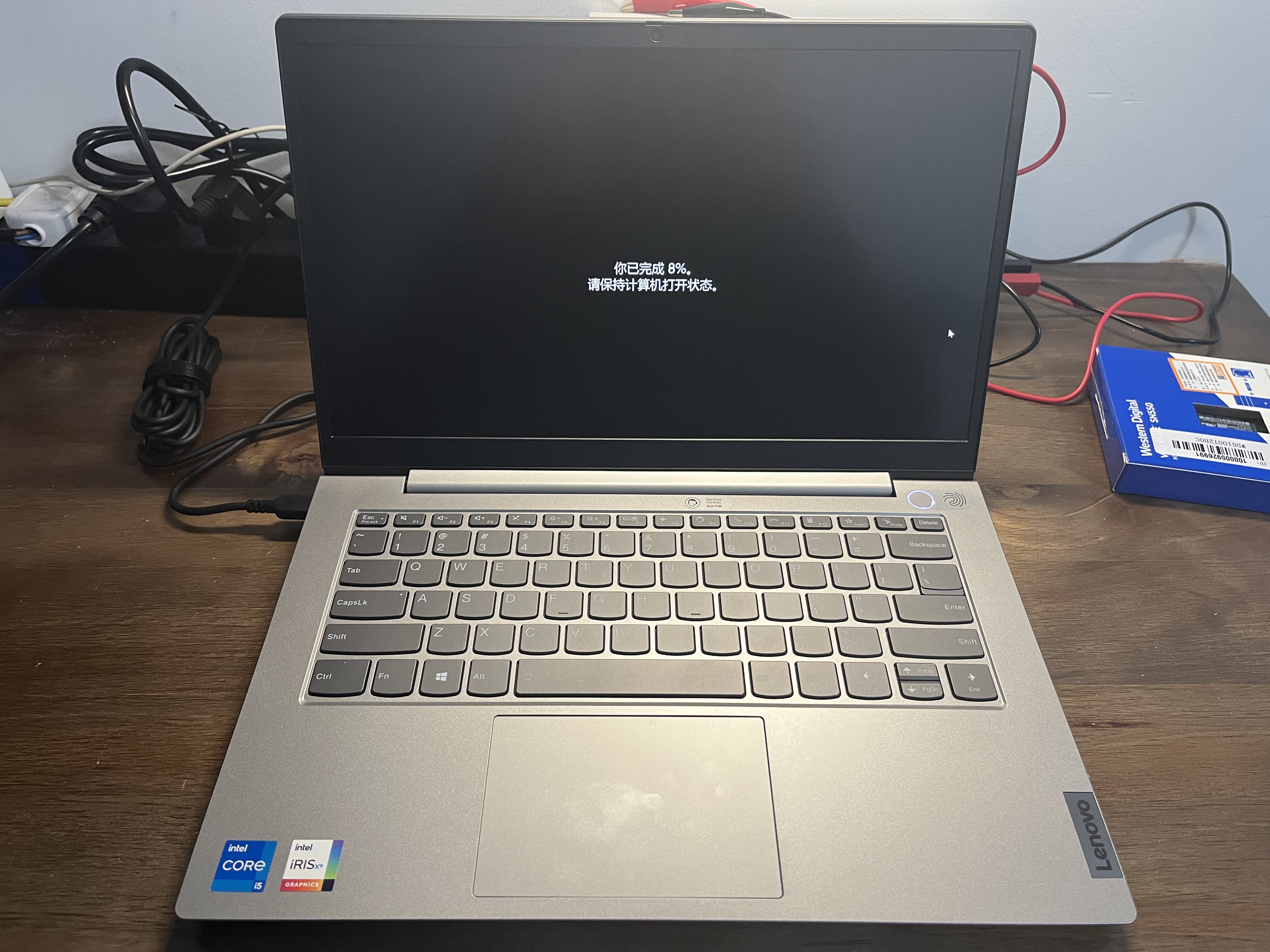 开箱thinkbook14+酷睿版13代i5,联想thinkbook14开箱验机无电