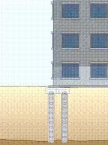 打桩机水鬼捞钻头3d演示,为什么打桩机一定要人下水里面捞