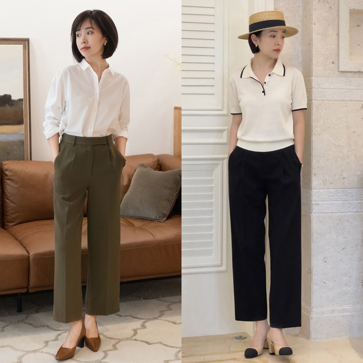 九分裤如何穿搭好看,九分裤的裤子怎么穿才好看