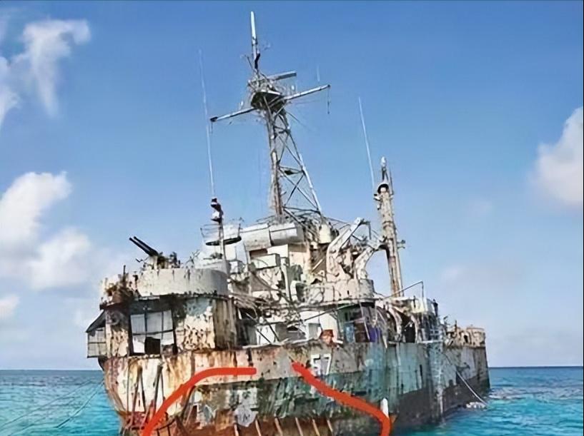 菲律宾军舰为什么会在仁爱礁,菲律宾加固了仁爱礁军舰吗