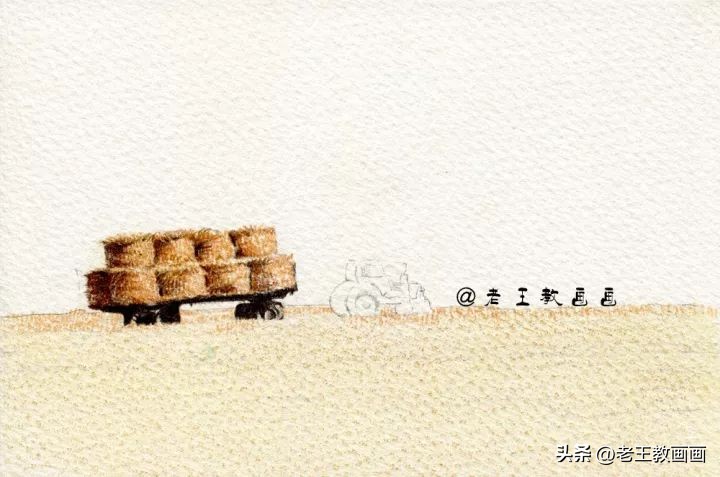 零基础也能画的铅笔风景画,风景画彩铅风景画