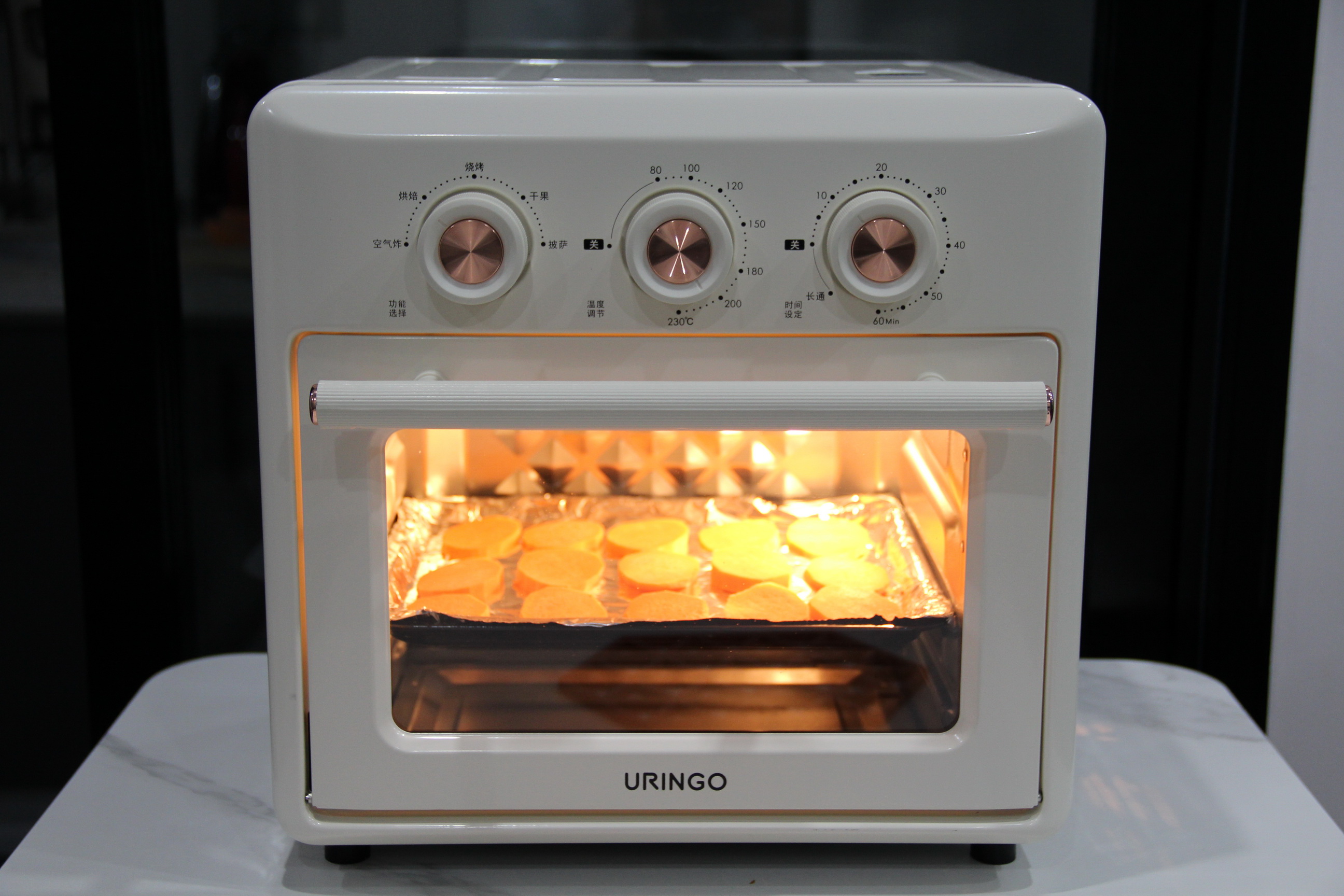 多功能烘焙烤箱空气炸锅,七彩叮当空气炸锅烤箱一体