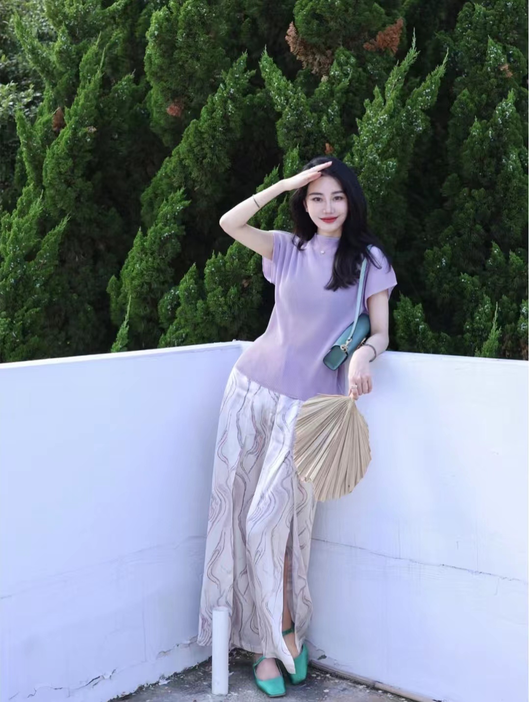 紫色衣服怎么搭配少女更有时尚感,紫色衣服搭配全过程