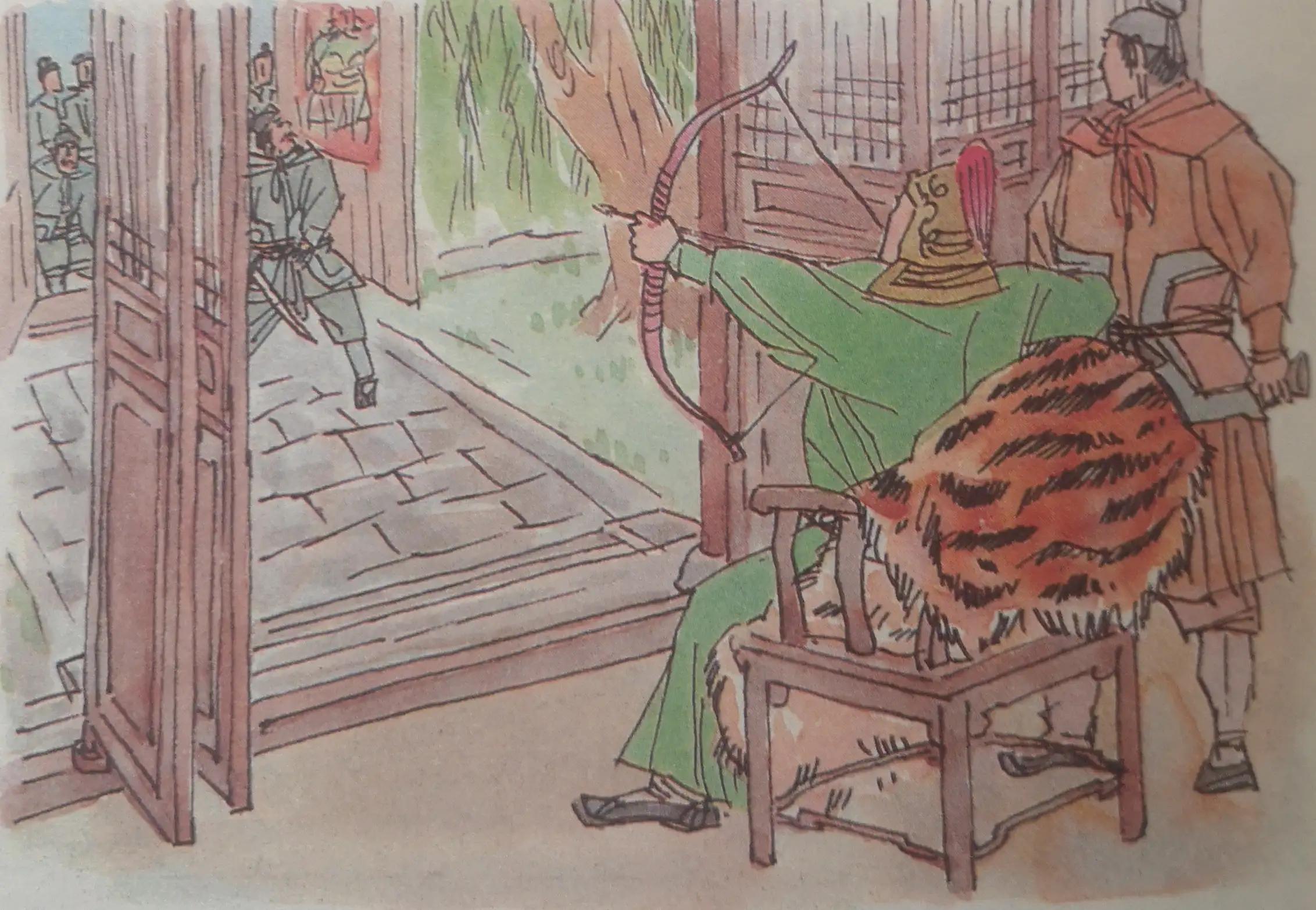 小李广花荣是水浒传里的人物吗,水浒传小李广花荣最后结局