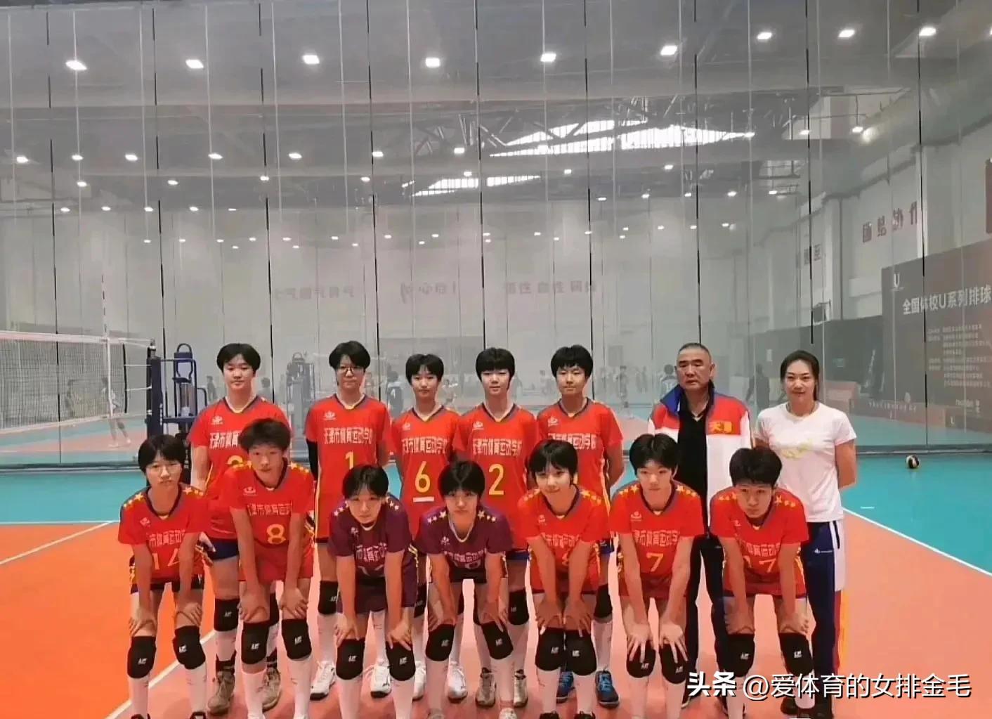 刘晓明带领天津U5击败江苏福建！05后好苗子多，中国女排未来可期