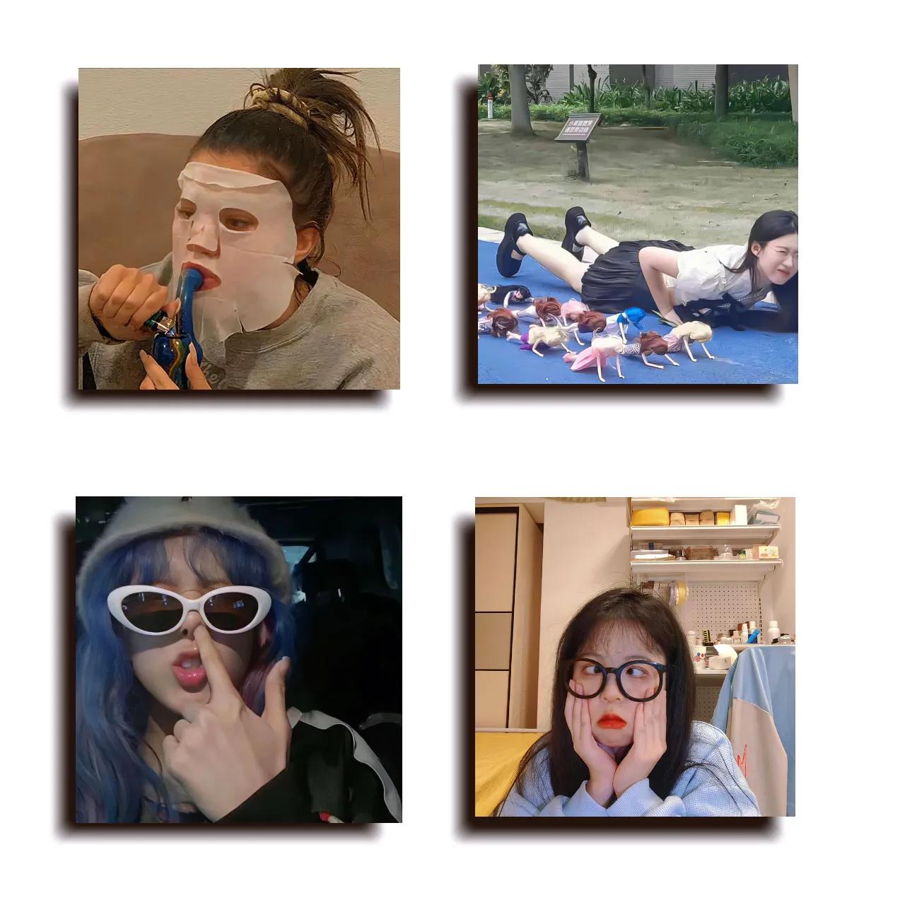 沙雕的闺蜜头像图片三人,闺蜜专用沙雕头像