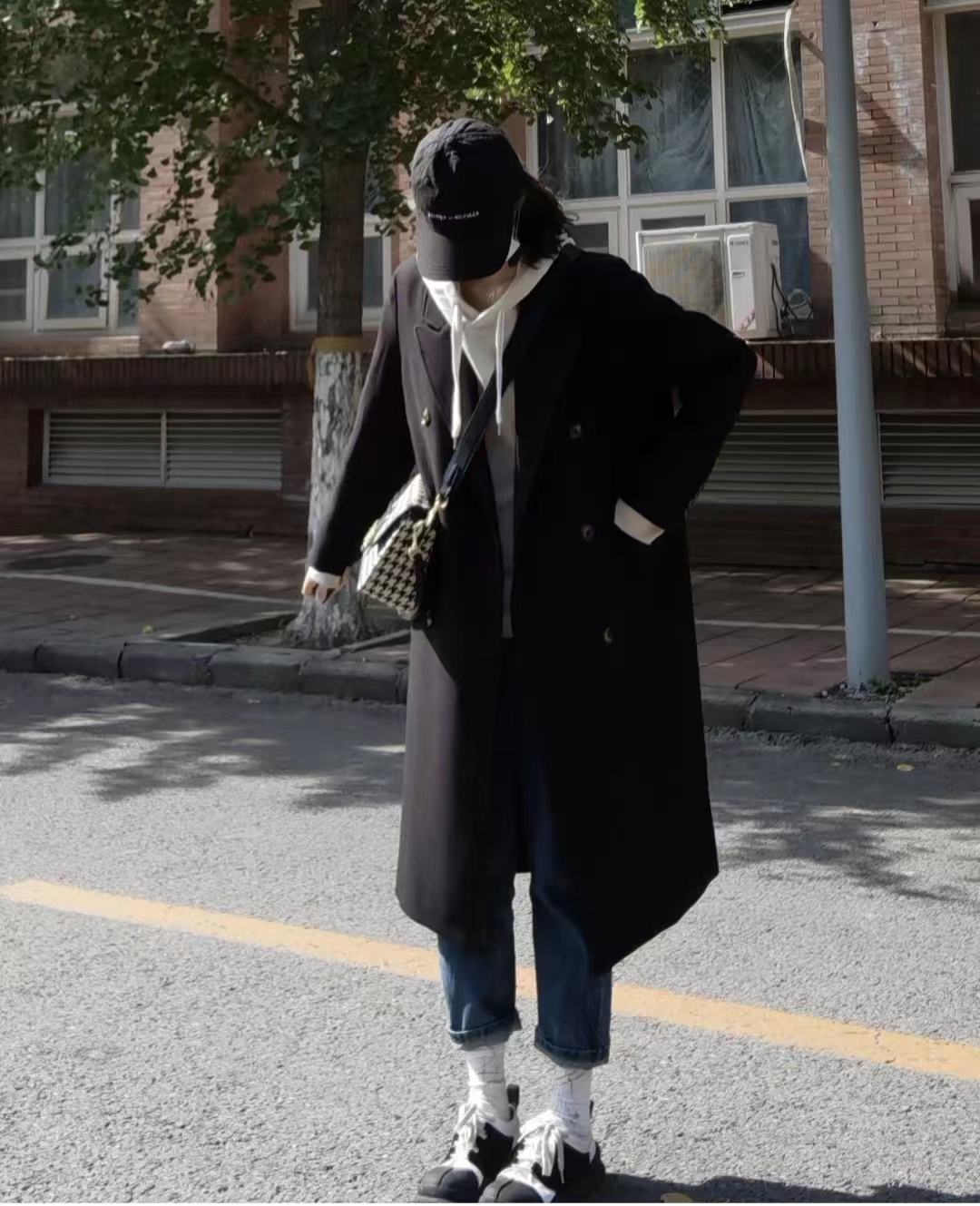 19套长款大衣内搭推荐,层次分明显高显瘦