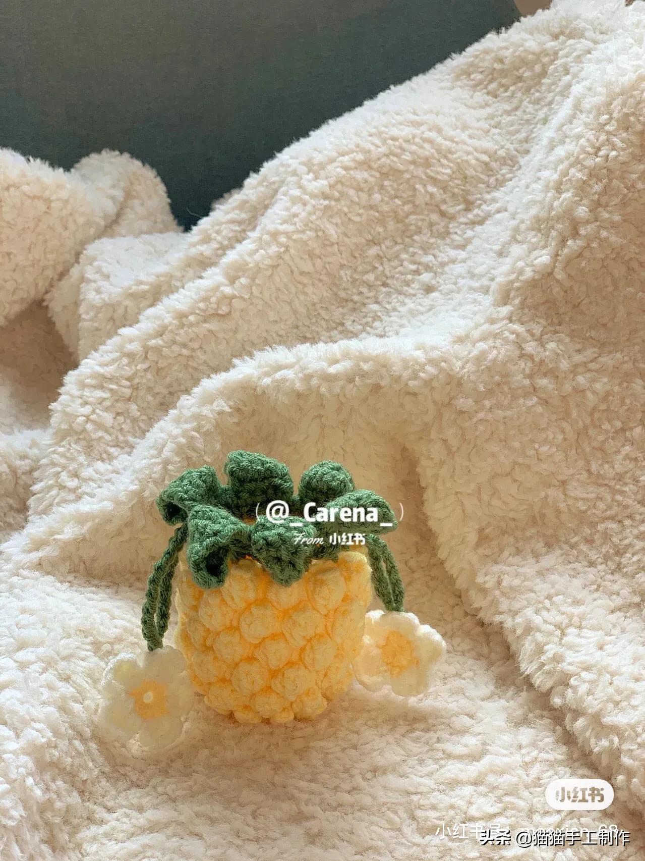 森系零钱包包钩织教程来喽，有图解呦