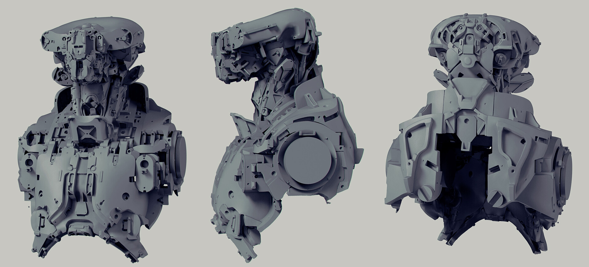 COOL!令人叹为观止的精密机甲穿戴设备｜设计师mikenash作品欣赏