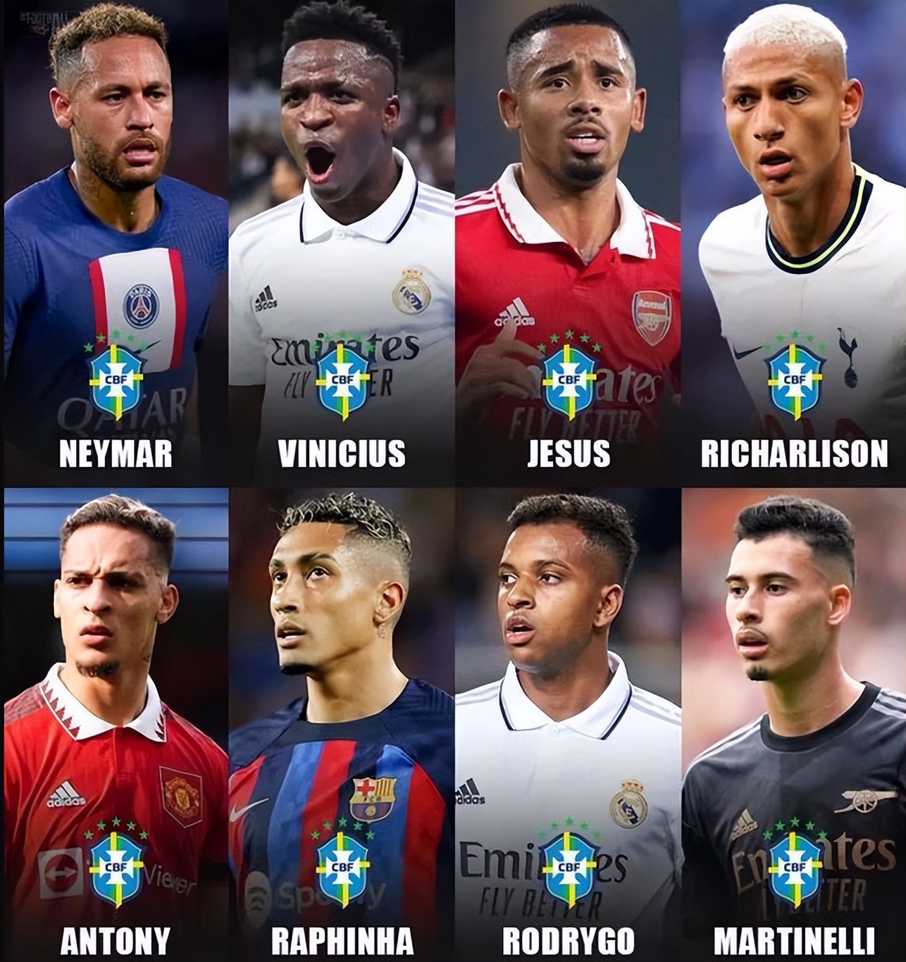 巴西国家队桑巴军团,桑巴军团如今实力