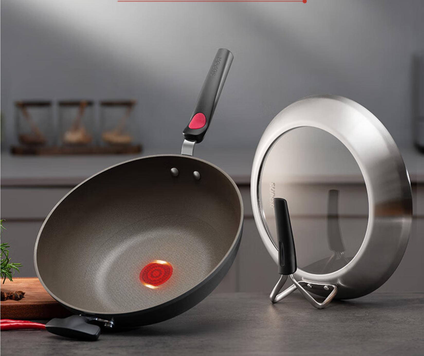 金刚钛麦饭石不粘锅,不粘锅的铸铁锅