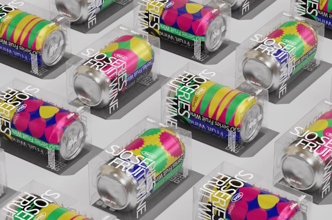 中国风果酒包装,现代风格酒包装