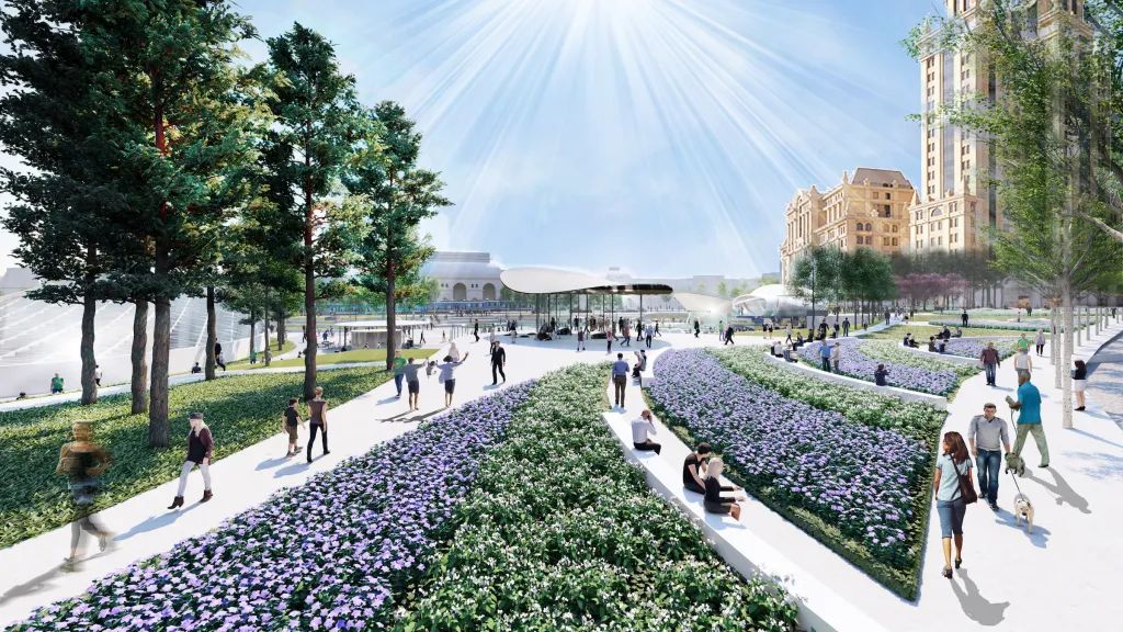 元亩塘公园景观设计,高端公园绿化景观设计