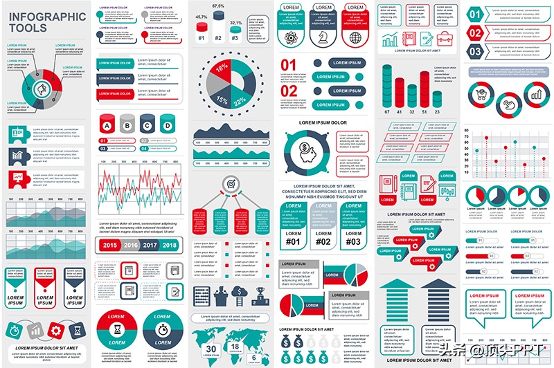 3000张ppt科研绘图模板速领,一套不错的ppt图表
