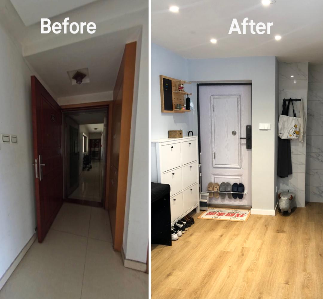 深圳装修89㎡装修深圳旧房翻新参考案例