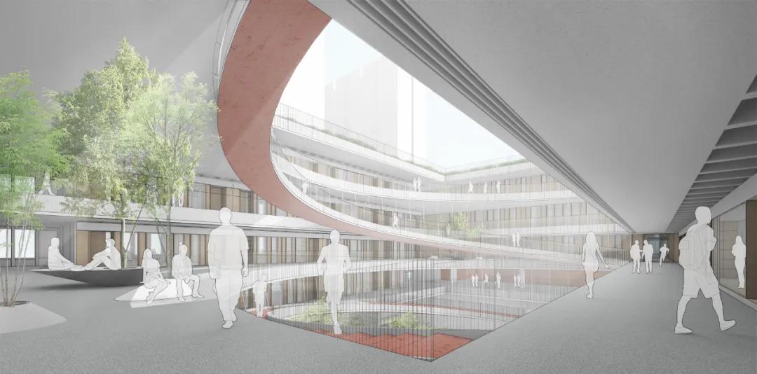 梅林中学改造方案,福田梅林中学改建