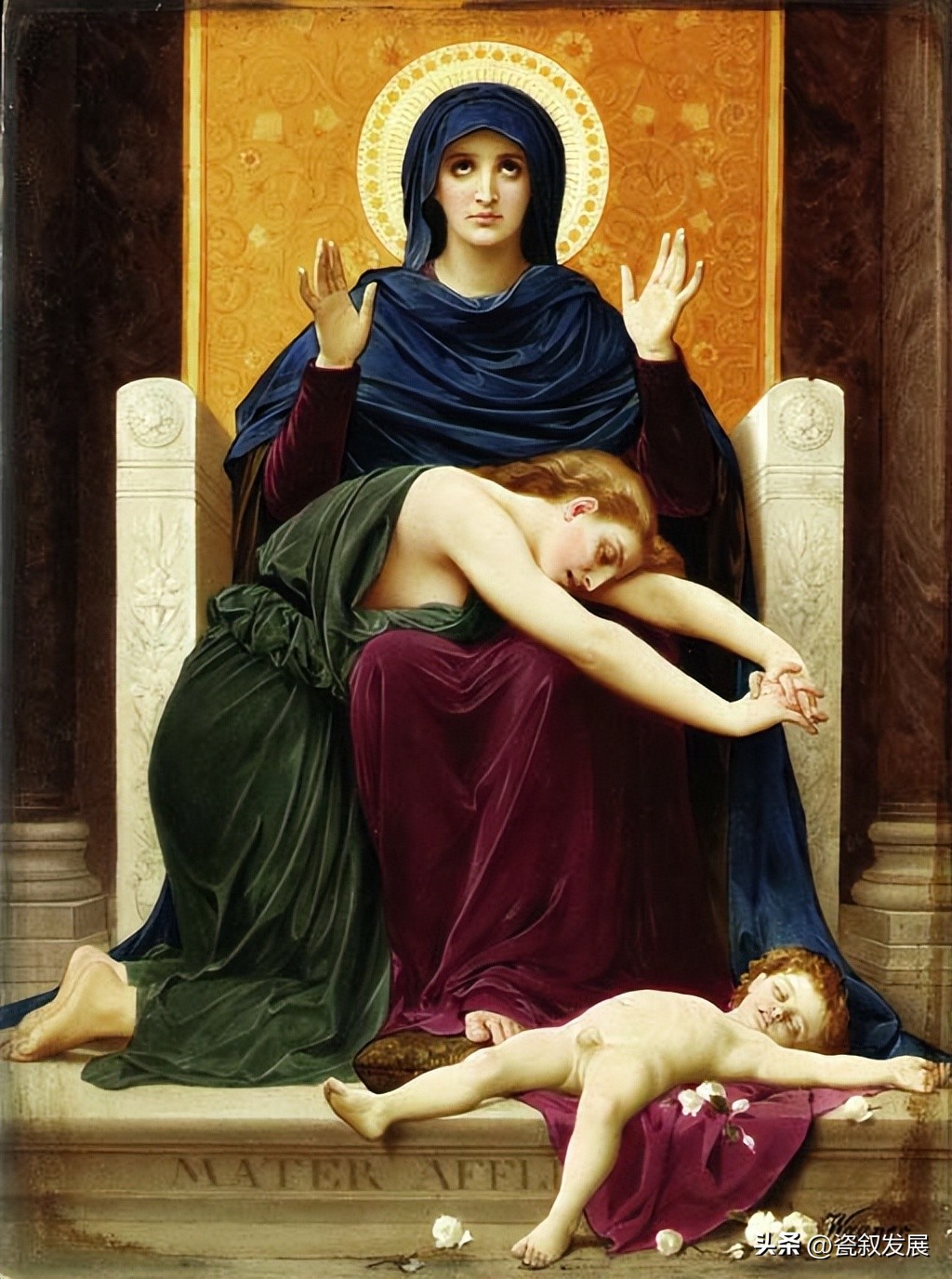 【圣诞专辑】德国皇家御窑厂KPM宗教题材瓷板画尽显皮肤细腻粉嫩