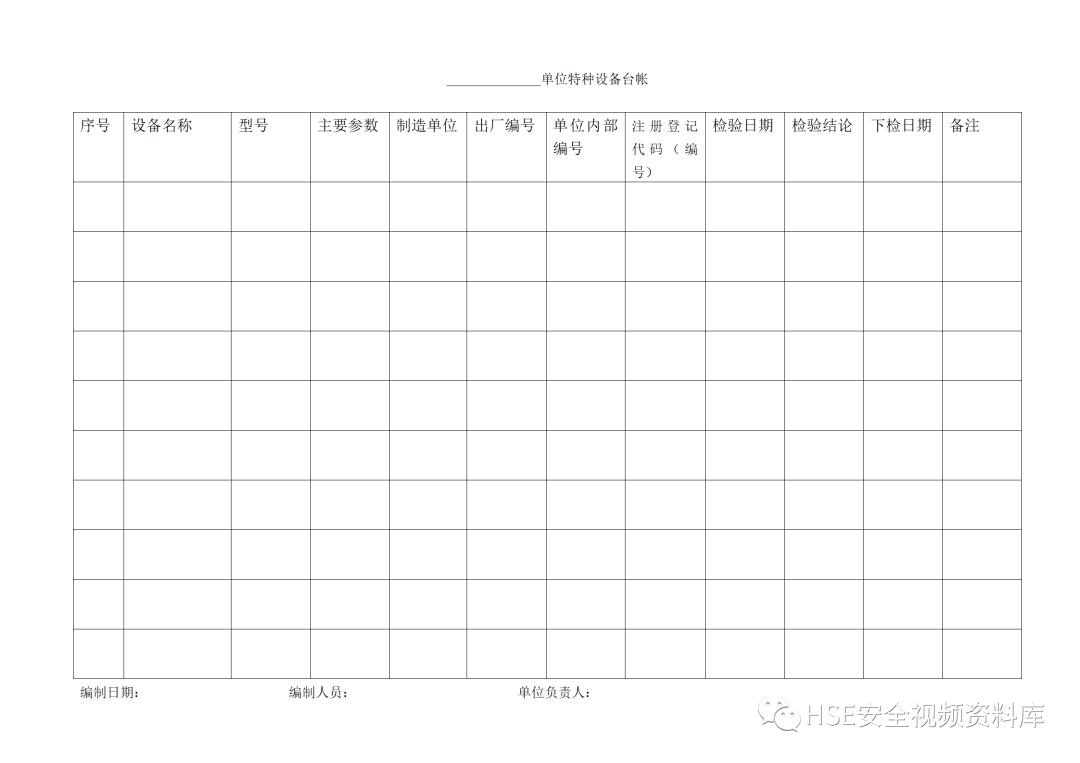特种设备安全管理制度及资料汇编,特种设备安全管理手册word文档