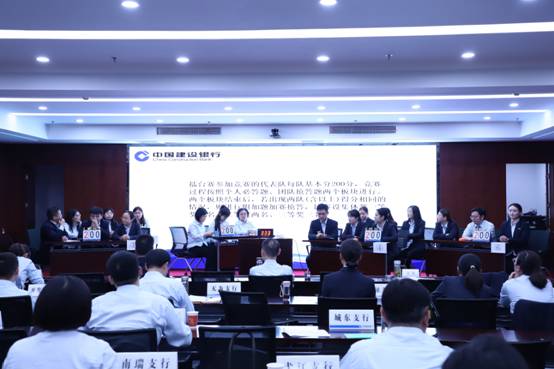 银行合规知识竞赛展现团队风采,建行包头分行知识竞赛