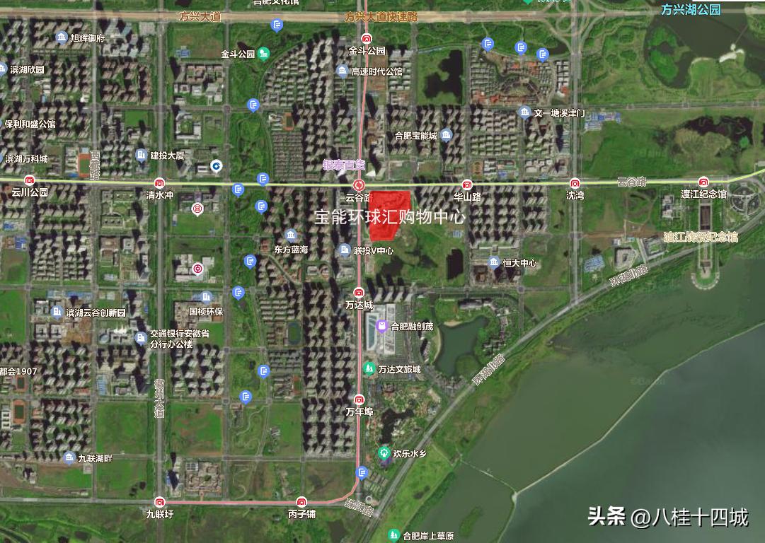 合肥宝能环球汇购物中心拍卖,合肥最大烂尾的商业综合体