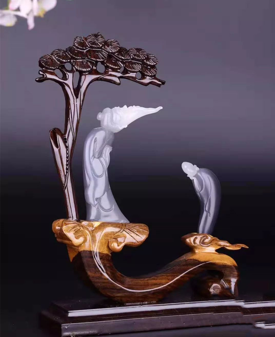 极品和田玉烟紫料,潜力股中的潜力股