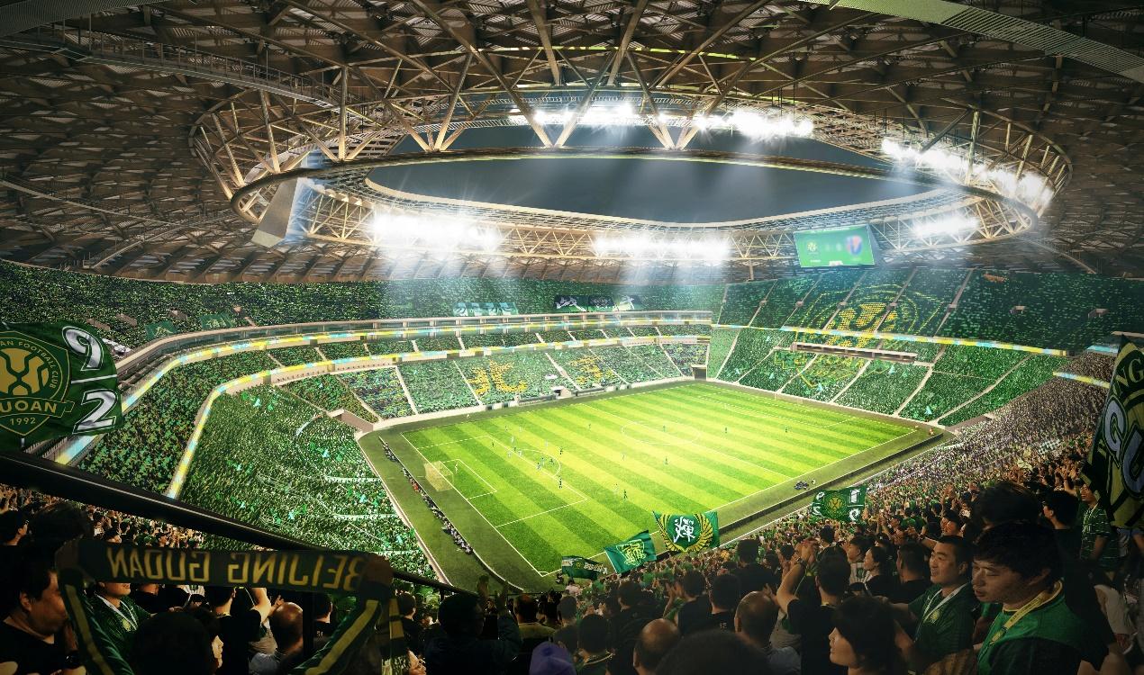 新工体建成之前国安在哪儿踢球,北京国安新工体