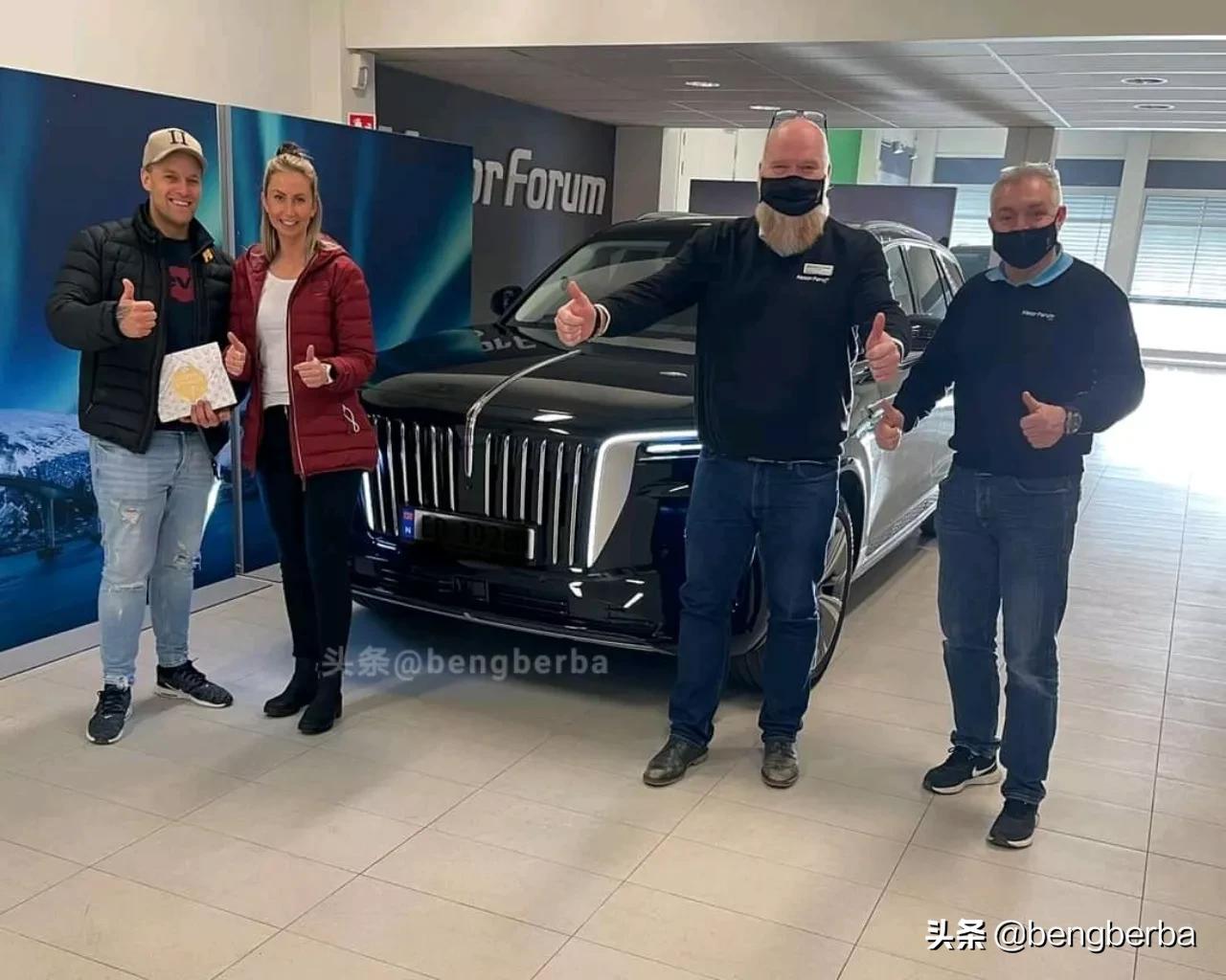 2022新款红旗e-hs9燃油版五座,红旗hs9出口多少钱