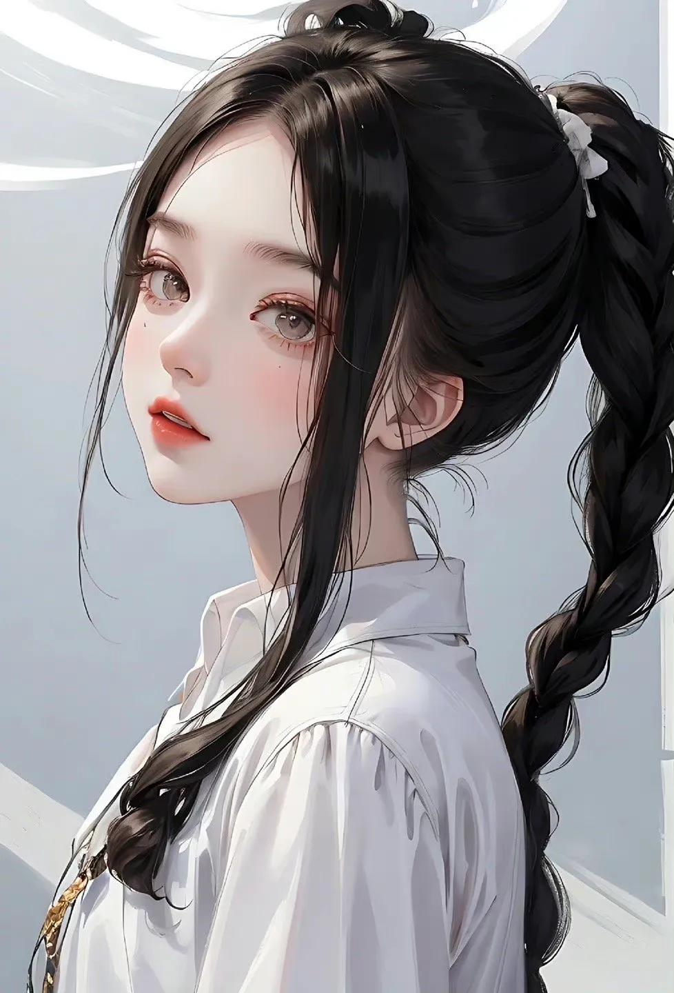 夏天穿搭小姐姐图片,小清新气质的小姐姐写真图片