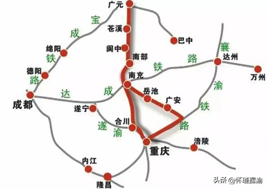 成都至郑州高铁什么时候全线通车,成都至重庆铁路最快路线