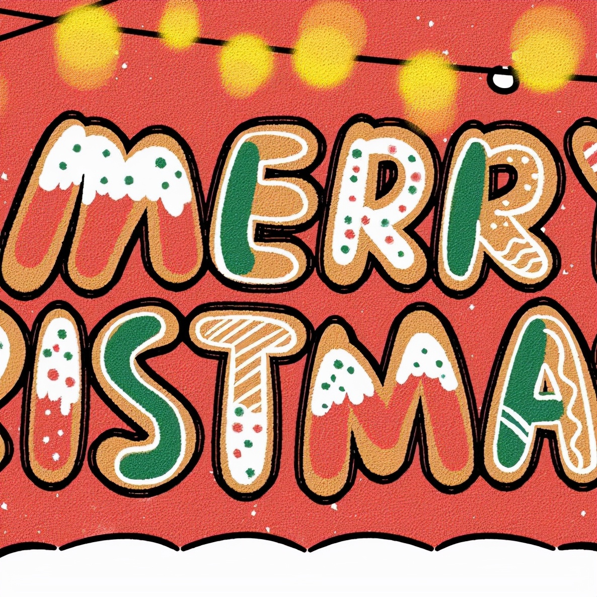 圣诞九宫格创意配图,适合发朋友圈的圣诞九宫格图片