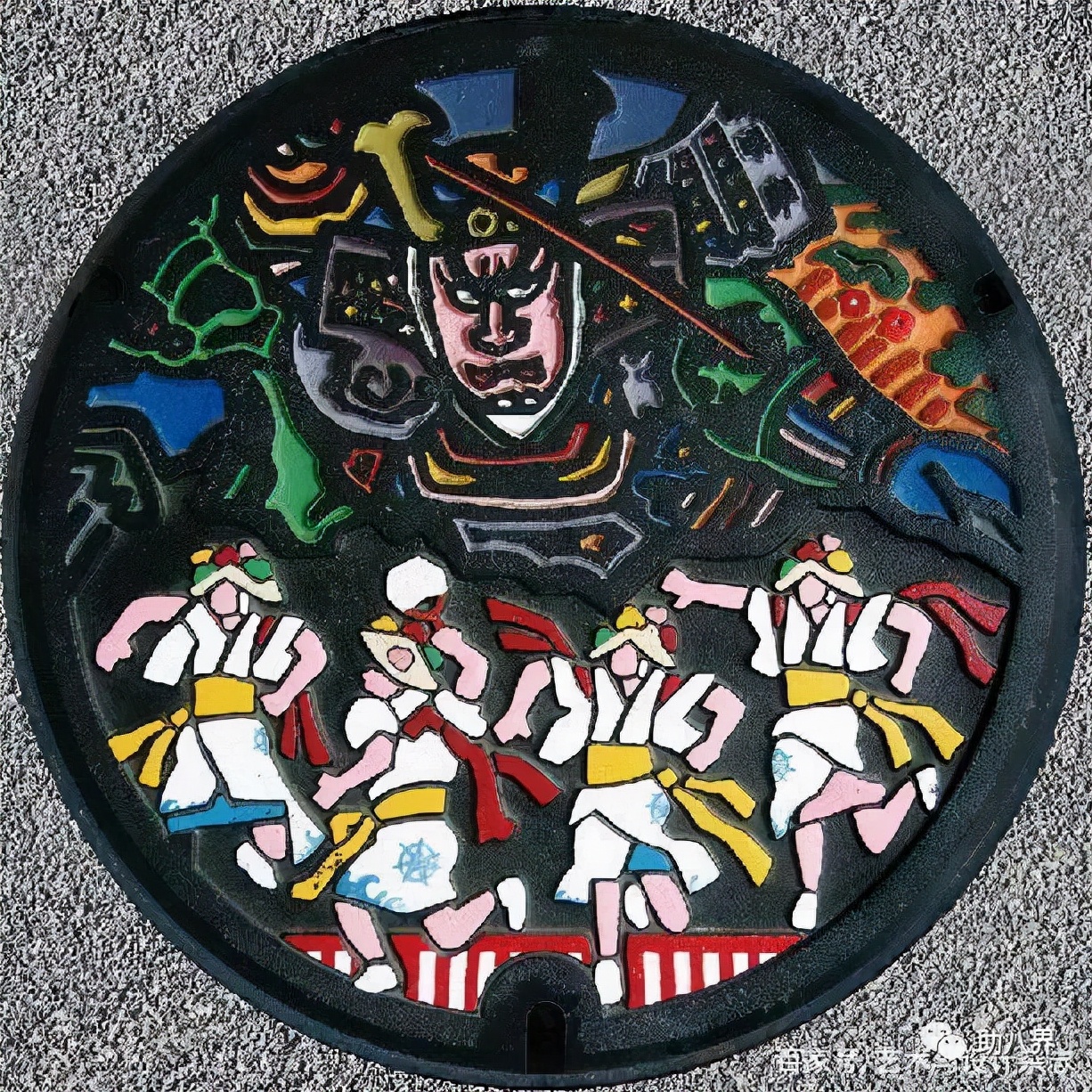 日本最惊人的井盖,真实的日本井盖